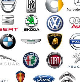 Todas las marcas de vehículos
